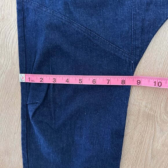 Drop Crotch Button Fly Jeans sz M-L - Picture 12 of 16
